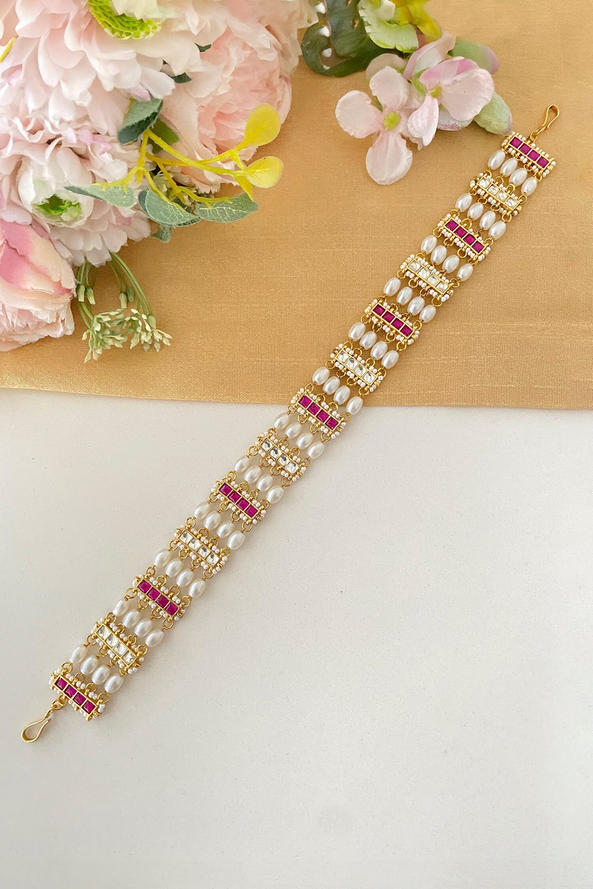 Kundan & Stone Embellished Sheeshphool 