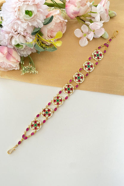 Stone Embellished Sheeshphool 