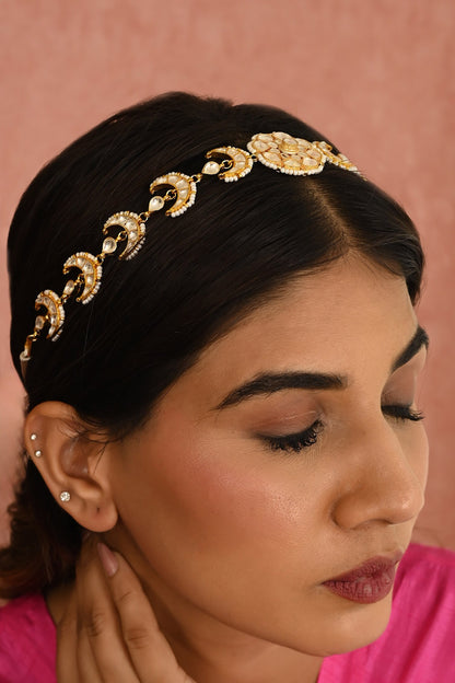 Kundan Studded Sheeshphool 