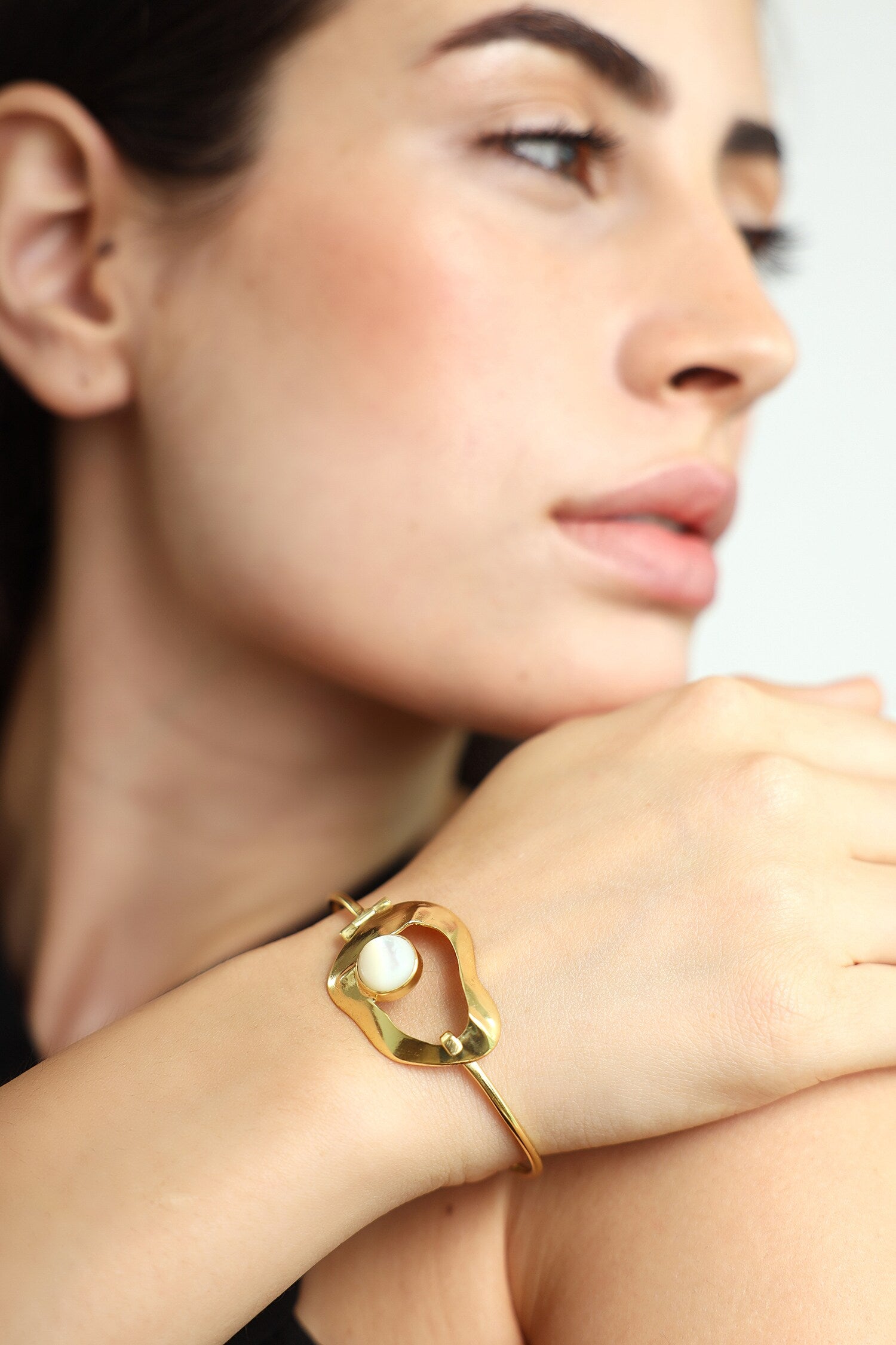 Breeze Pearl Encrusted Bracelet 