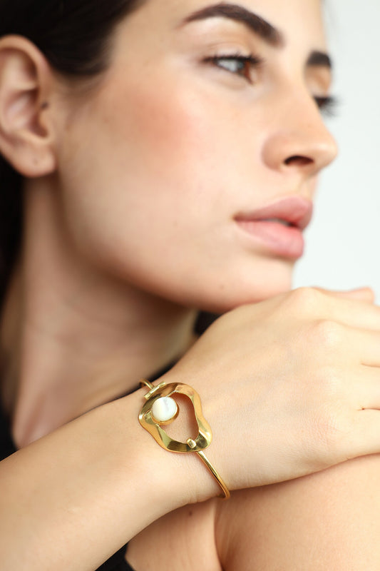 Breeze Pearl Encrusted Bracelet 