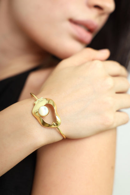 Breeze Pearl Encrusted Bracelet 