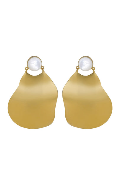 Dew Drop Pearl Top Earrings 