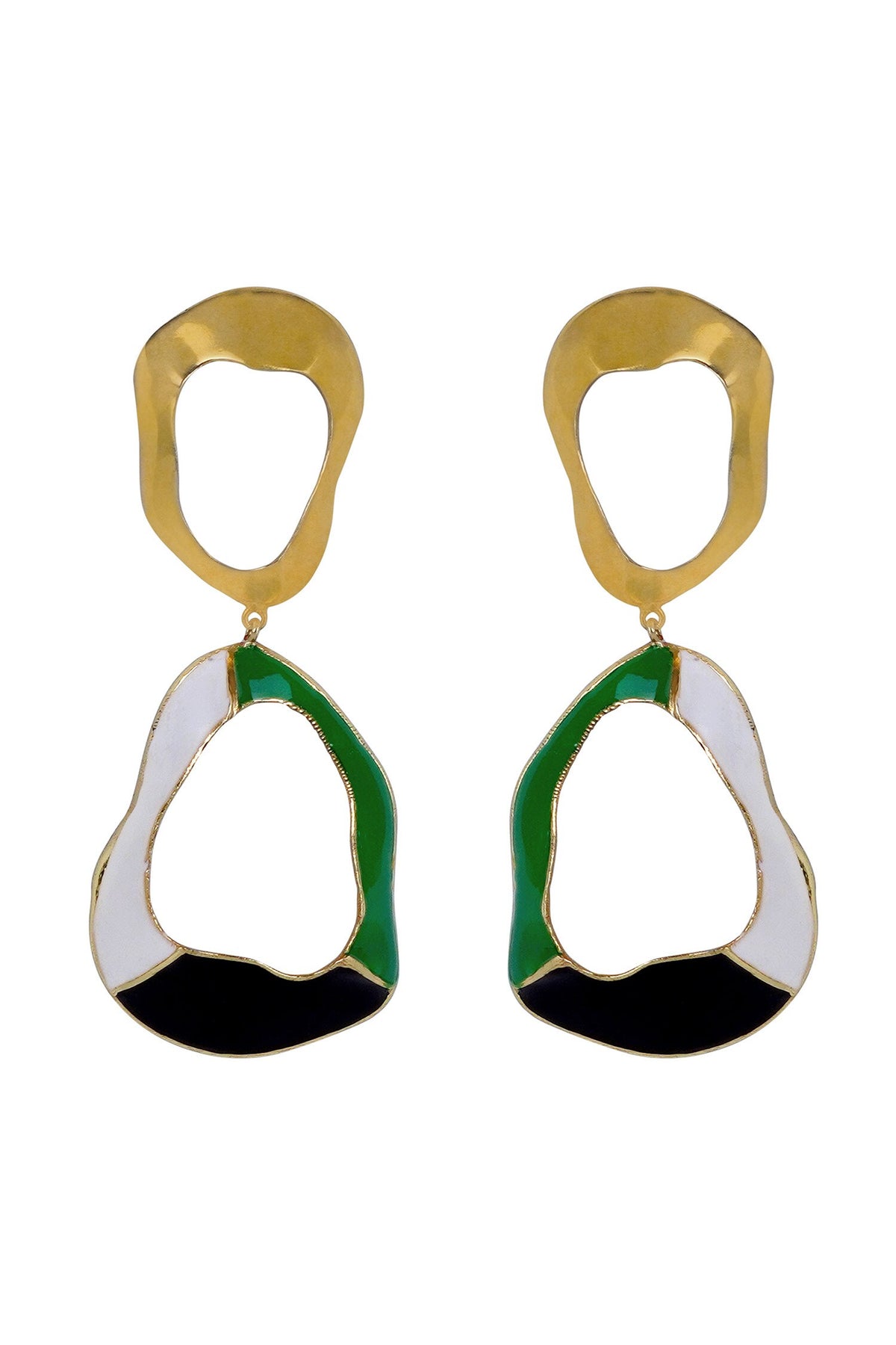 Embrace Color Block Earrings 