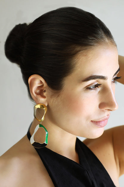Embrace Color Block Earrings 
