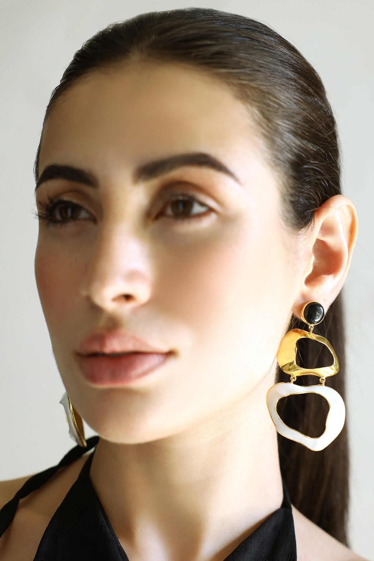 Drift Enameled Earrings 
