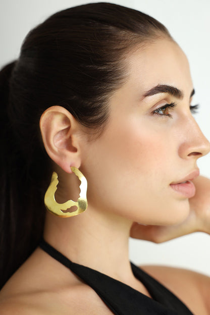 Nautica Abstract Wave Hoops 