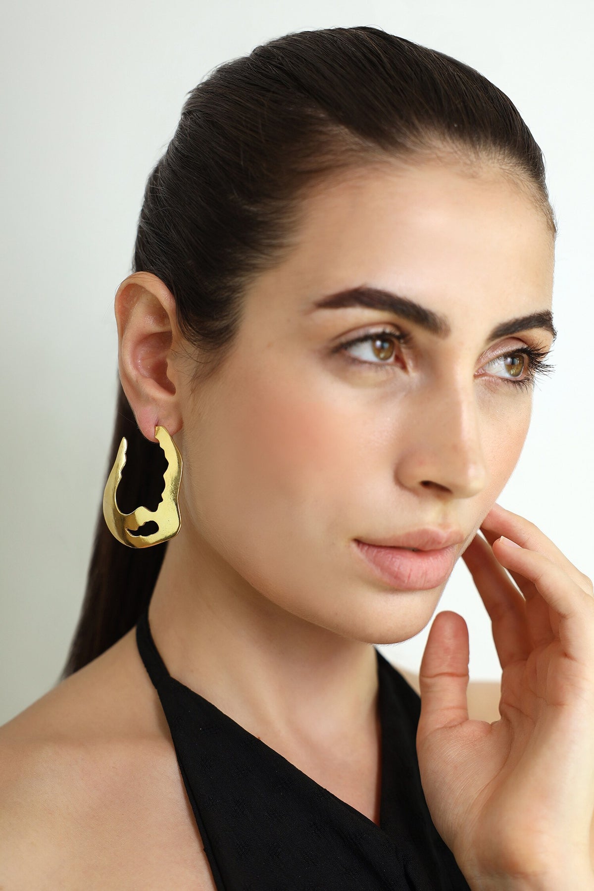 Nautica Abstract Wave Hoops 