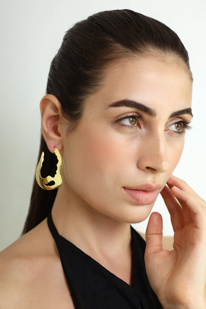 Nautica Abstract Wave Hoops 