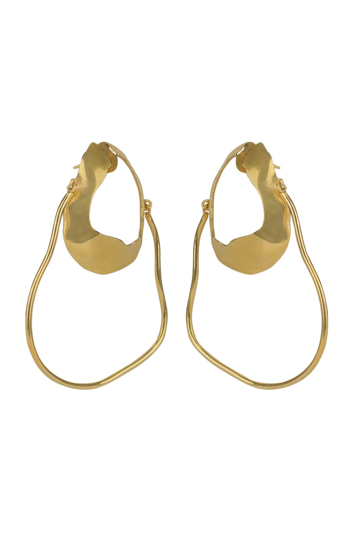 Serene Irregular Shaped Hoops 