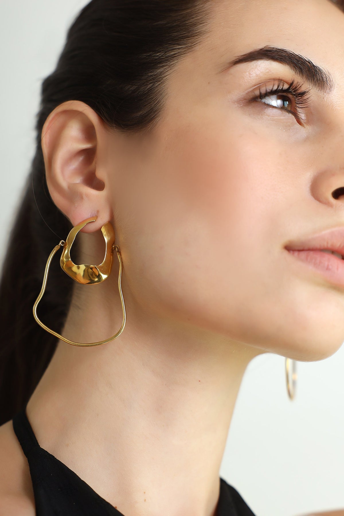 Serene Irregular Shaped Hoops 