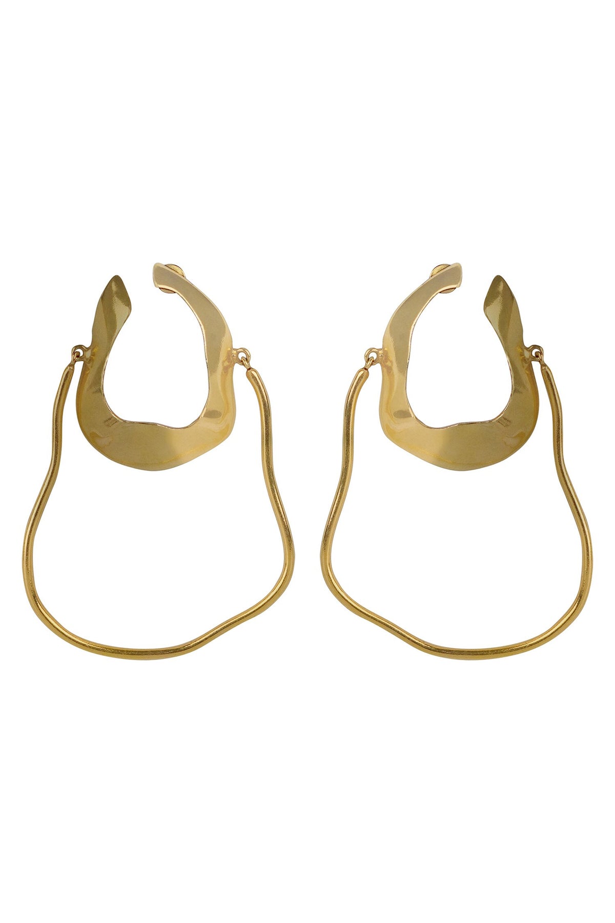Serene Irregular Shaped Hoops 