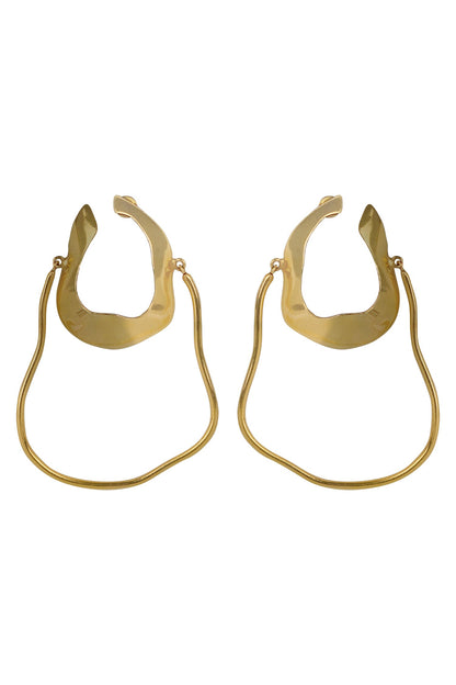 Serene Irregular Shaped Hoops 