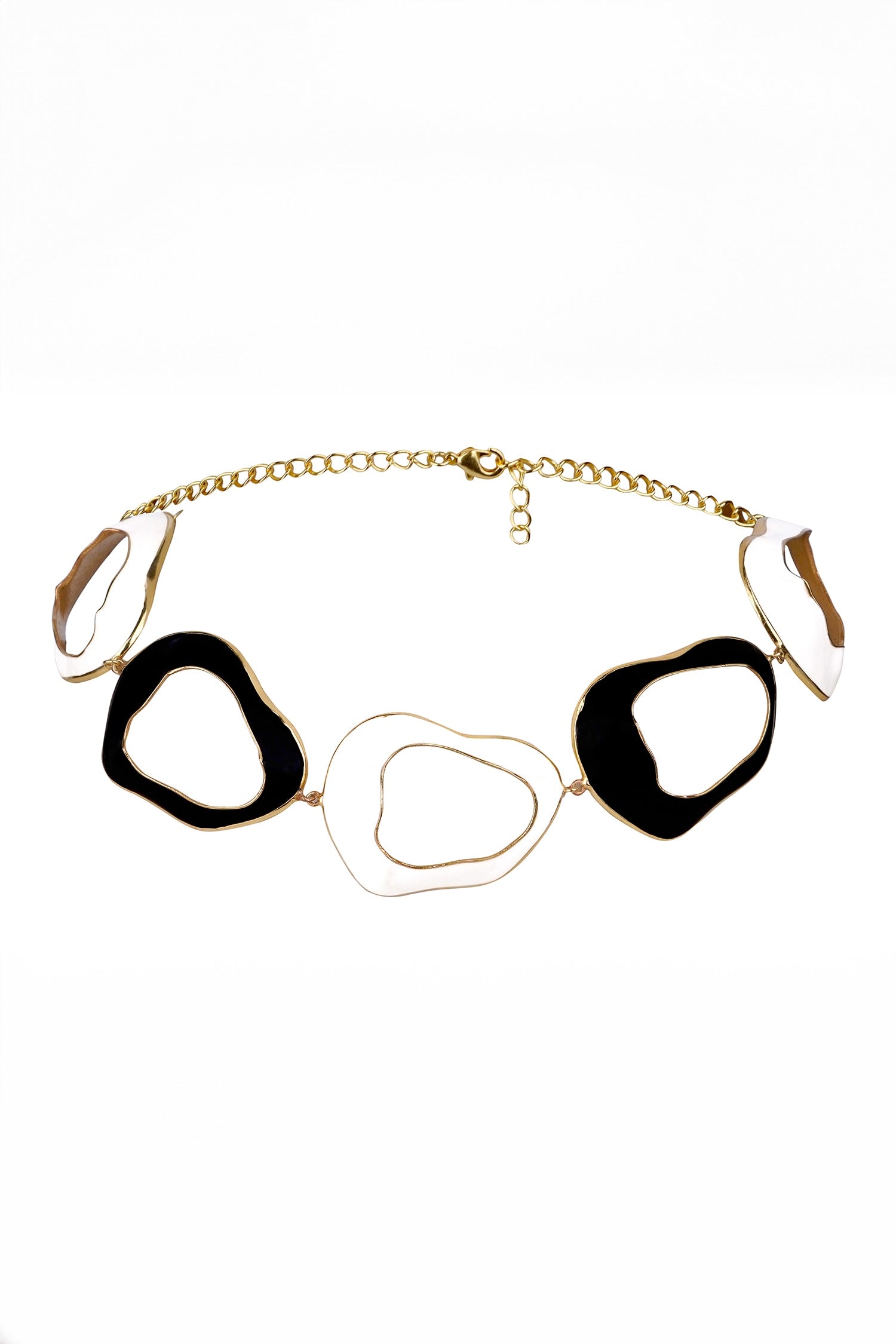 Tidal Abstract Motif Necklace 