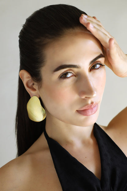 Marine Abstract Shaped Earrings 