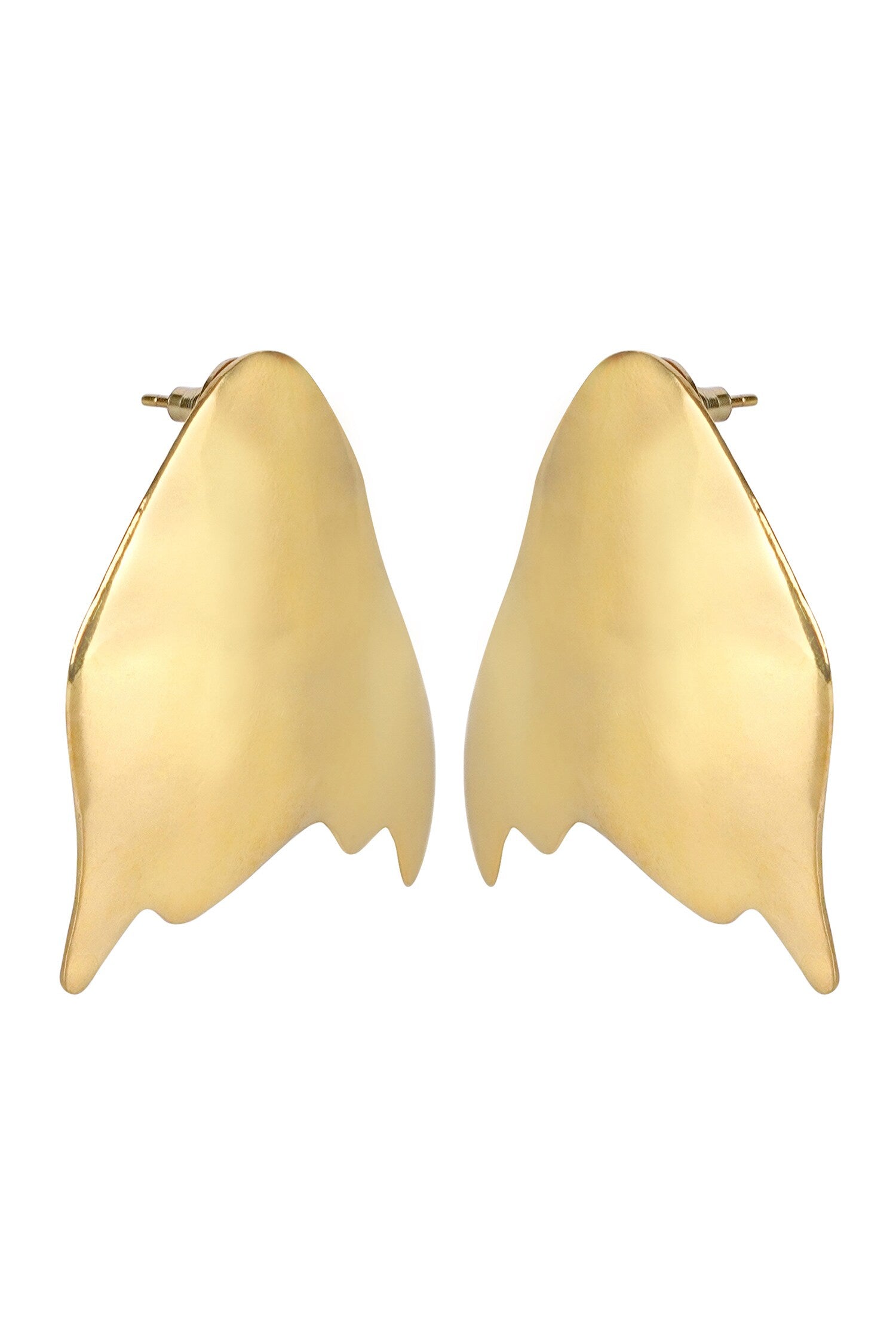 Ripple Shaped Abstract Earrings 