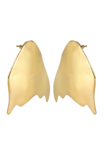 Ripple Shaped Abstract Earrings 