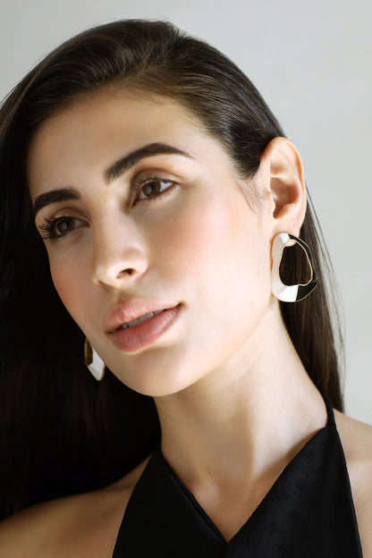Cascade Color Block Earrings 