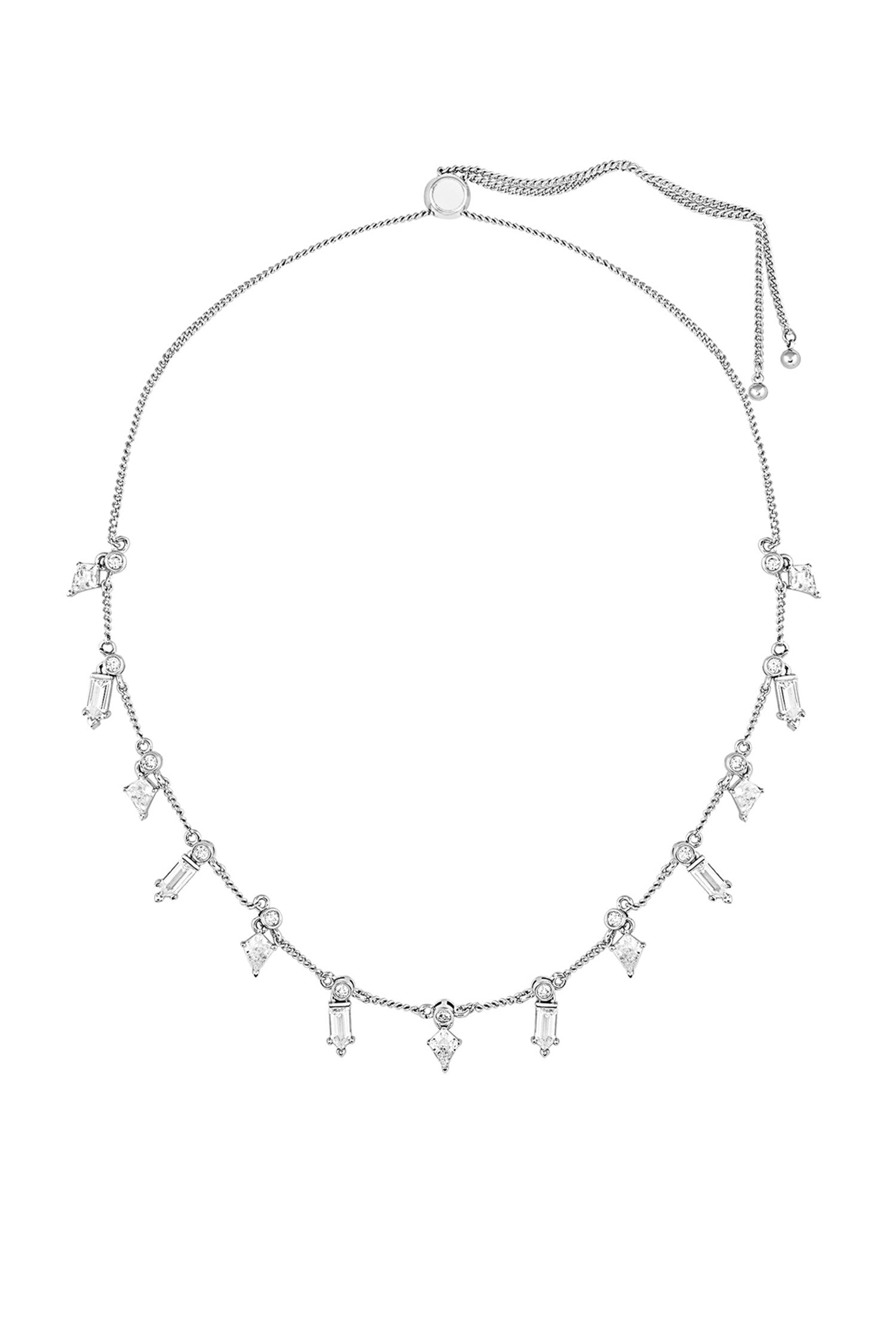 Dainty Tribe Cubic Zirconia Studded Choker 