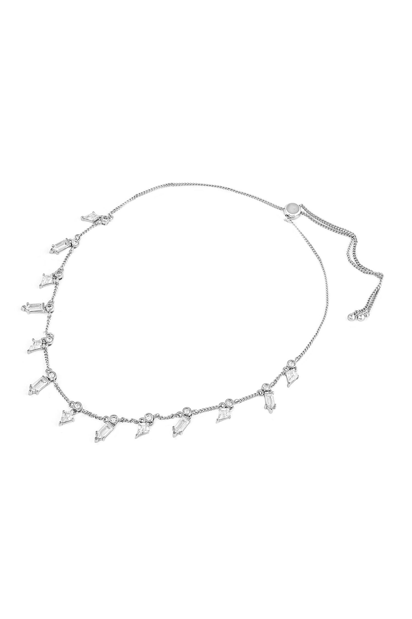 Dainty Tribe Cubic Zirconia Studded Choker 