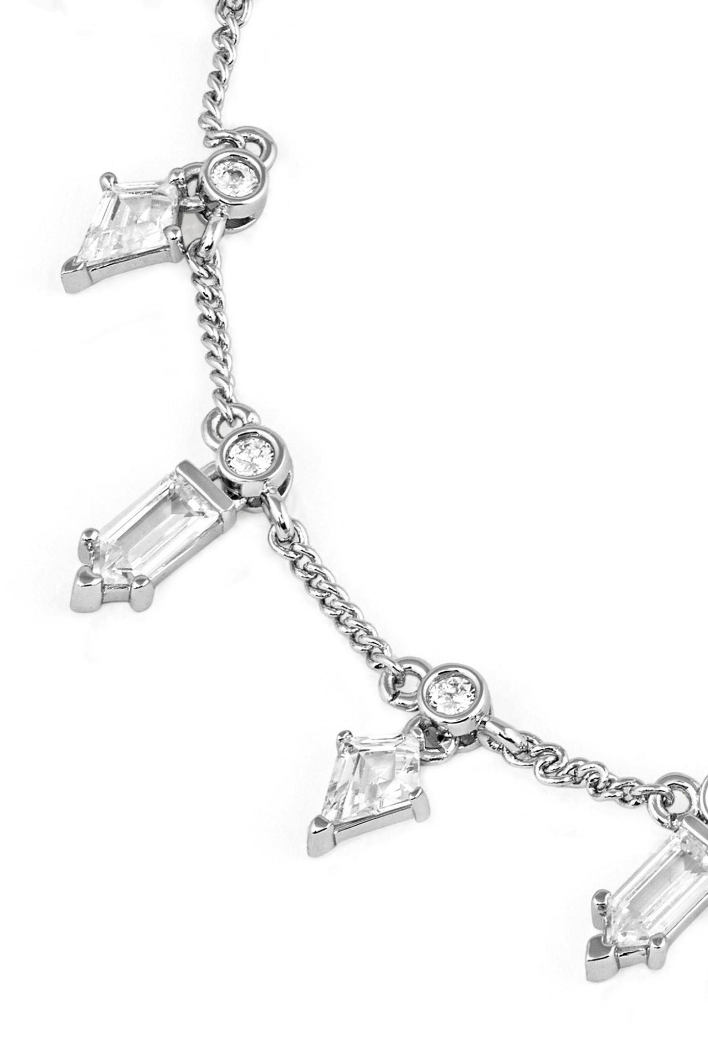 Dainty Tribe Cubic Zirconia Studded Choker 