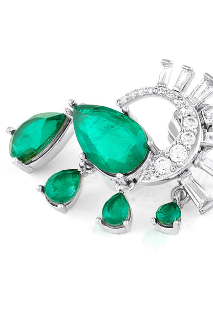 Mor Emerald Statement Studs 
