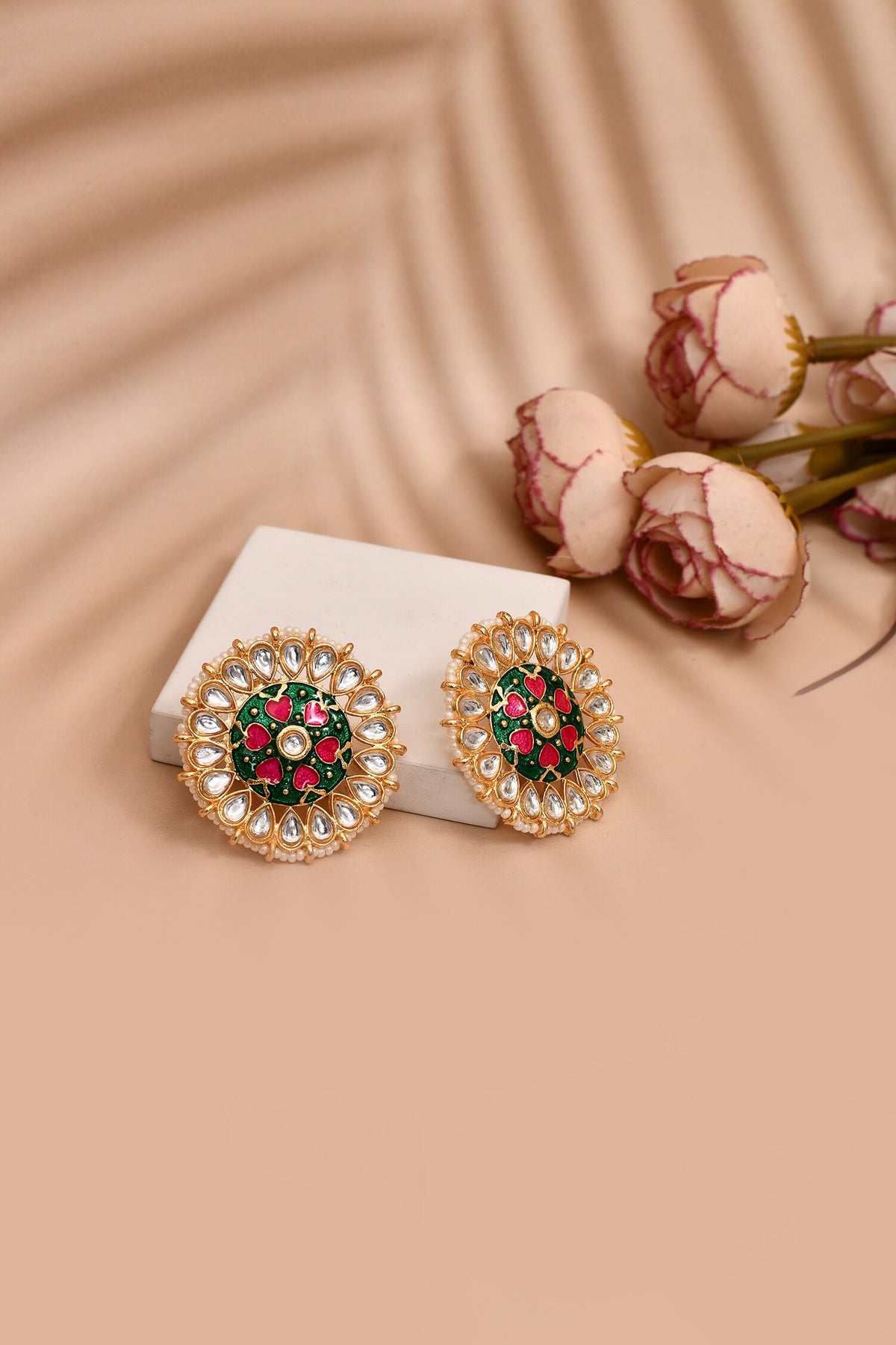 Enamelled Round Studs 