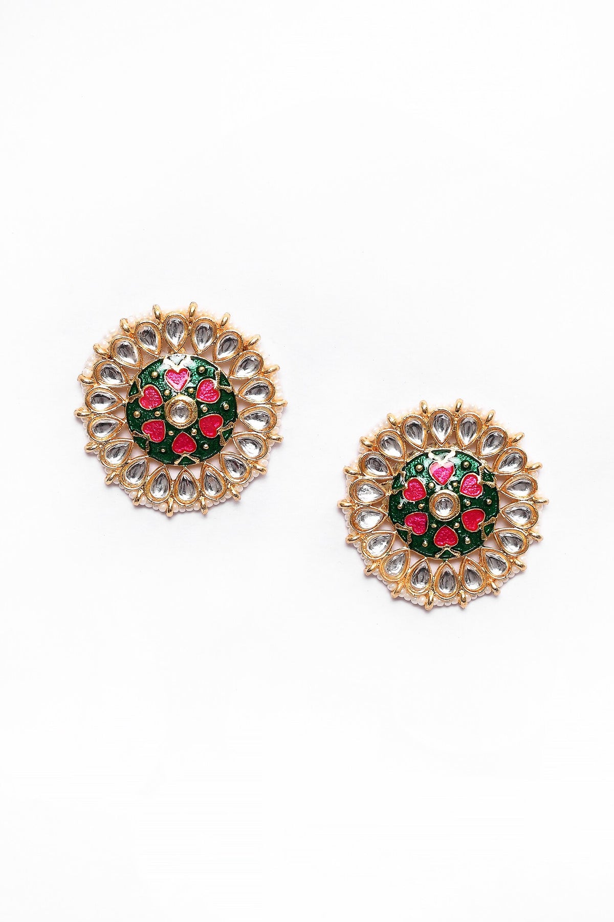 Enamelled Round Studs 