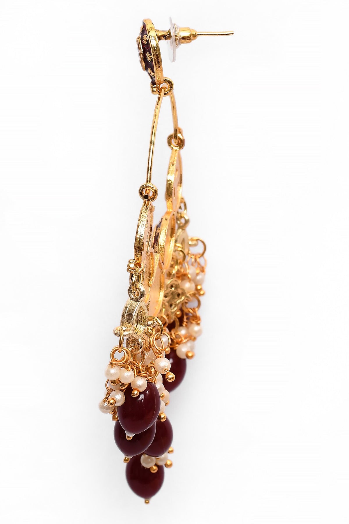 Mughal Carved Earrings 