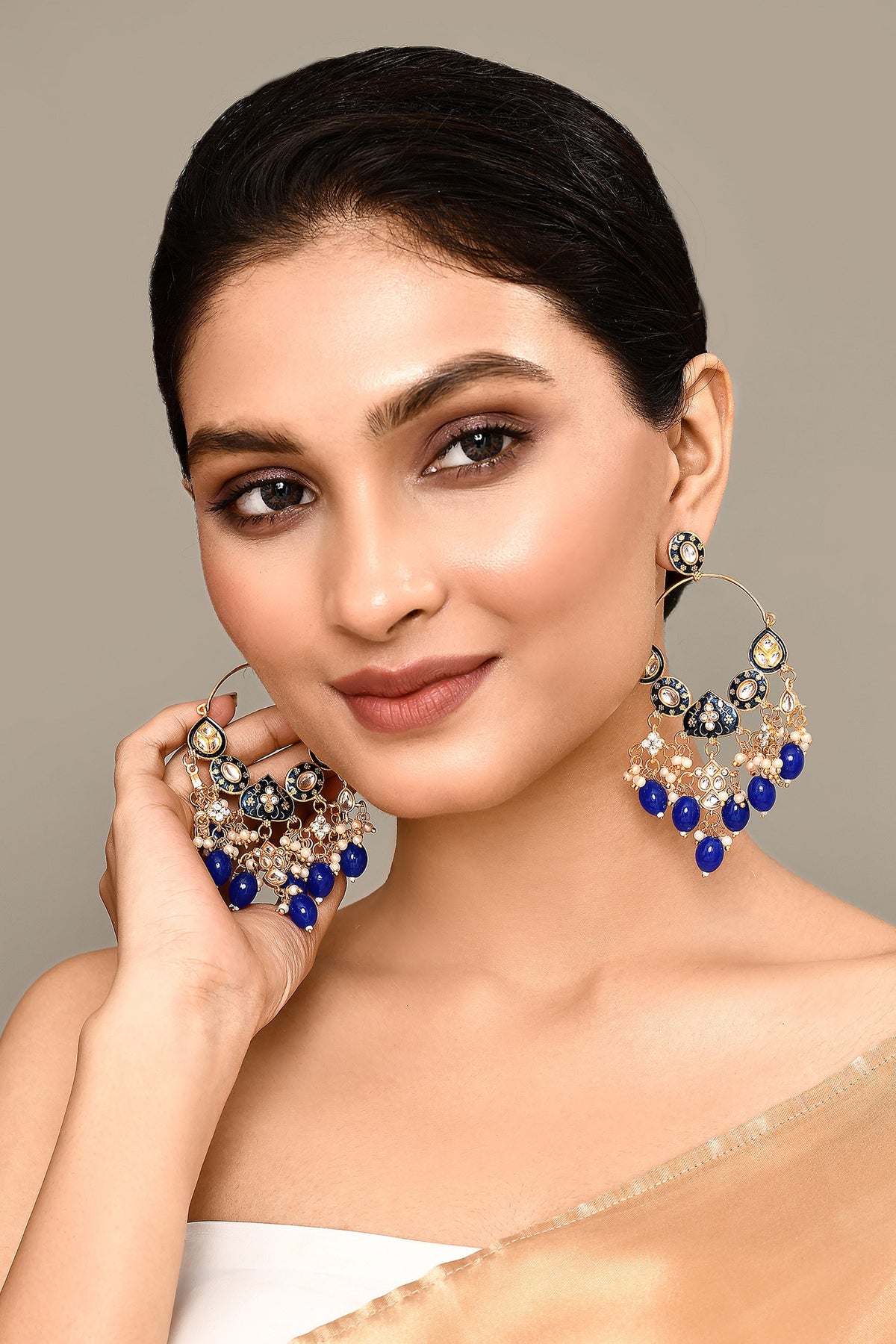 Mughal Shaped Earrings 