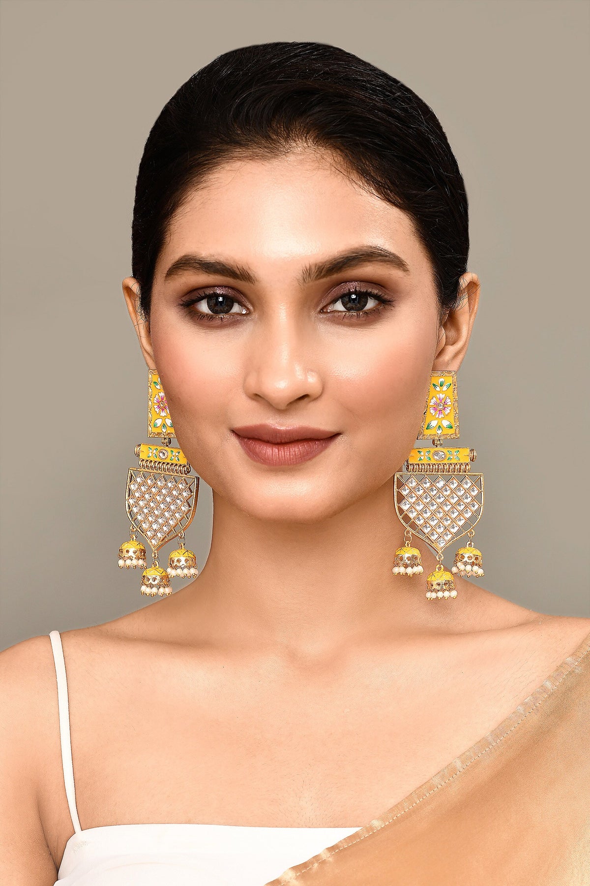 Flower Bloom Carved Earrings 