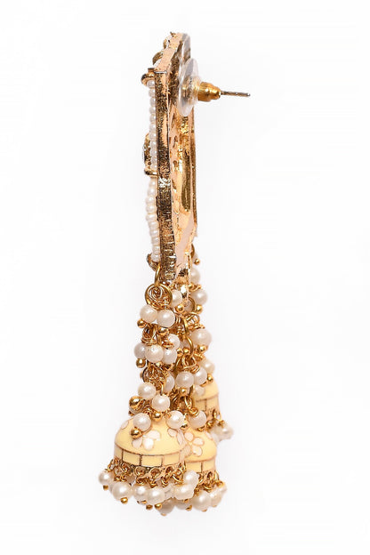 Flower Bloom Square Top Earrings 