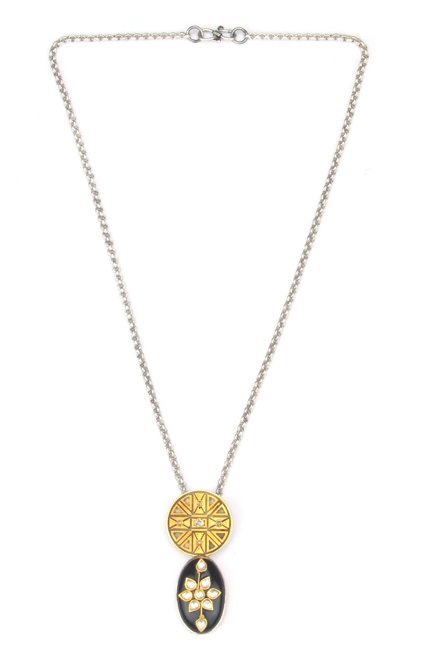 Adela Fleur Pendant Chain Necklace 