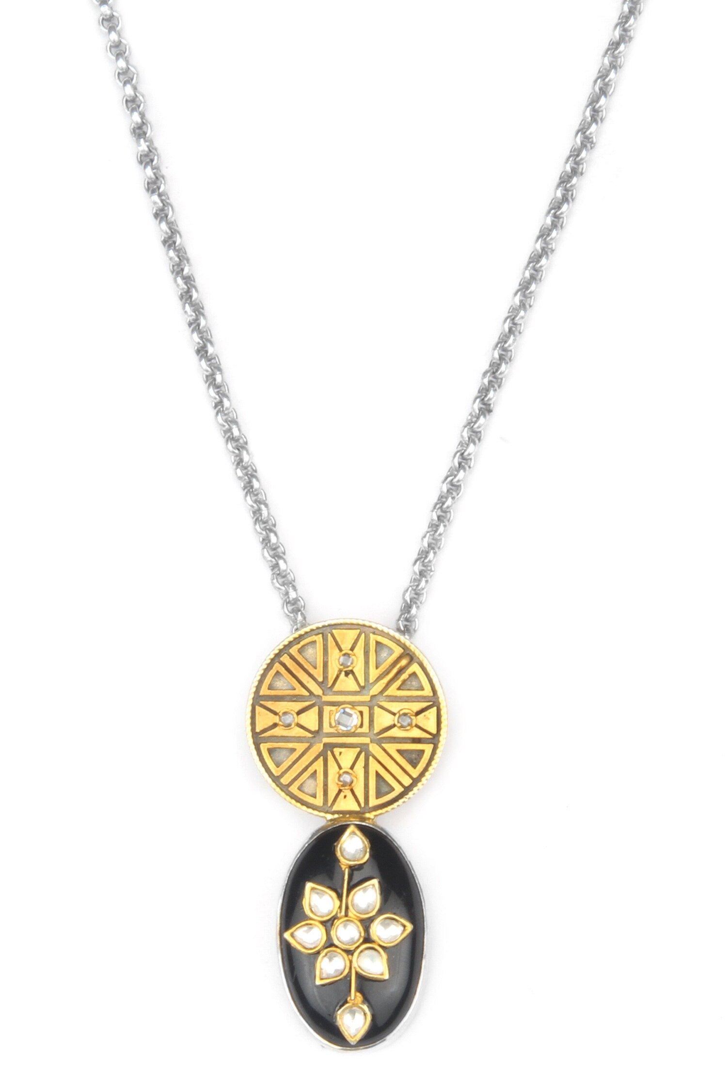Adela Fleur Pendant Chain Necklace 