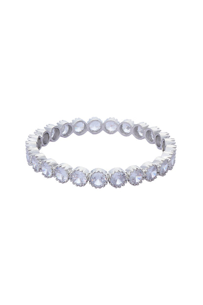 Zircon & Moissanite Studded Bangles - Set of 2 