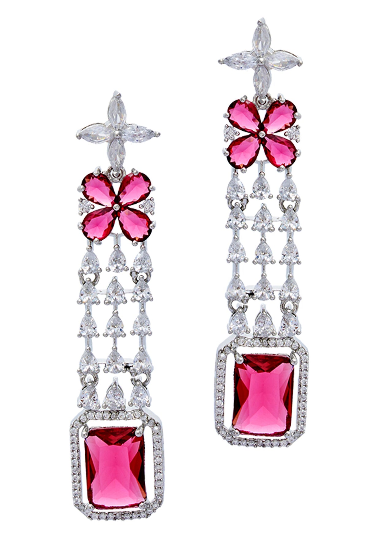 Floret Embellished Necklace Set 