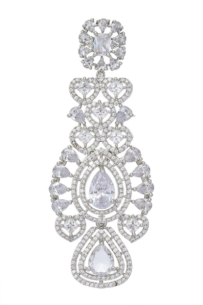 Zircon Cutwork Embellished Jewellery Set 
