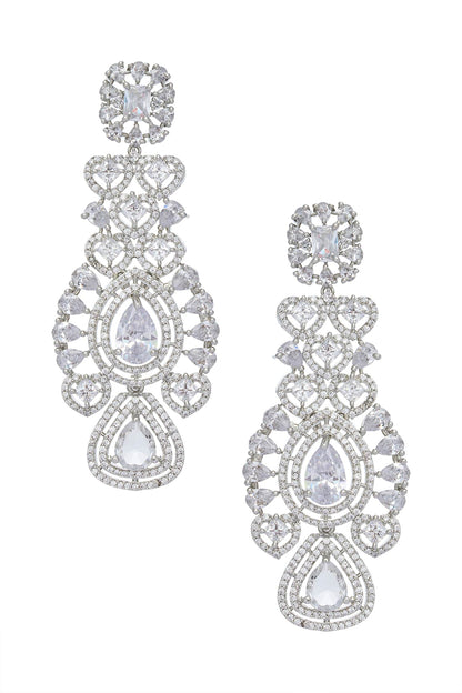 Zircon Cutwork Embellished Jewellery Set 