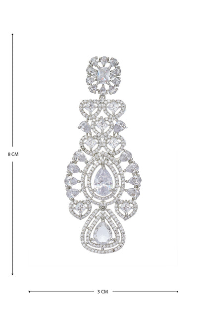 Zircon Cutwork Embellished Jewellery Set 