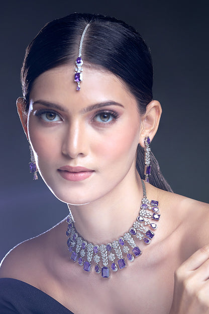 Floret Dangler Embellished Jewellery Set 