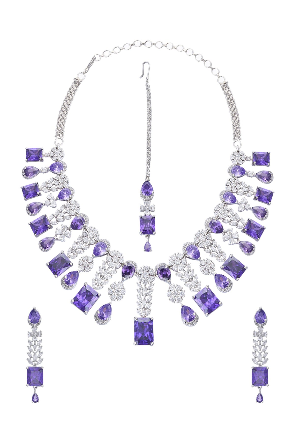 Floret Dangler Embellished Jewellery Set 