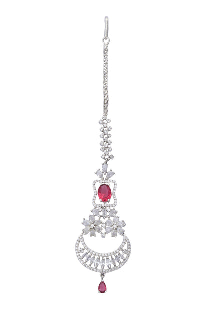 Zircon Embellished Maangtikka 