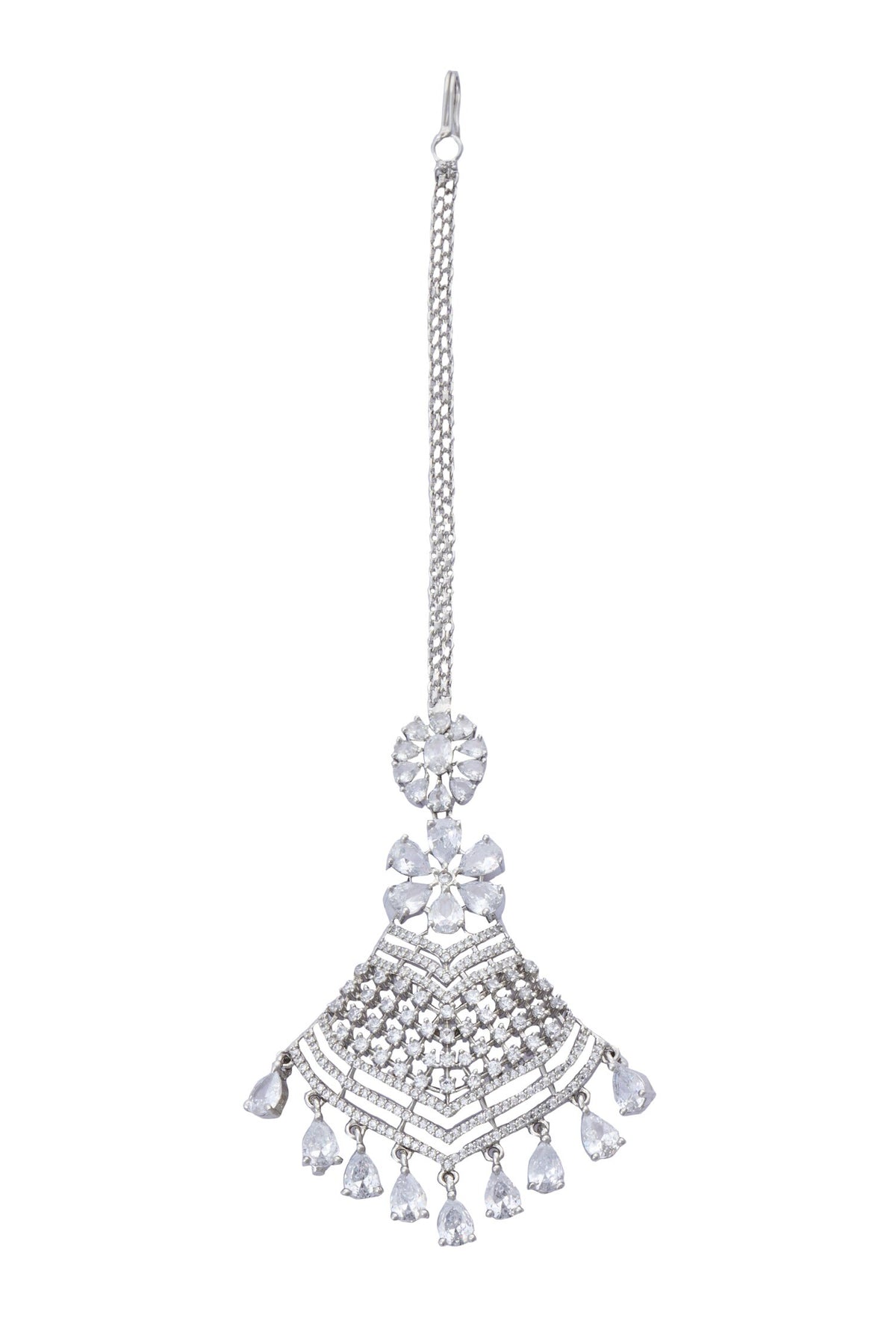Flower Cutwork Maangtikka 