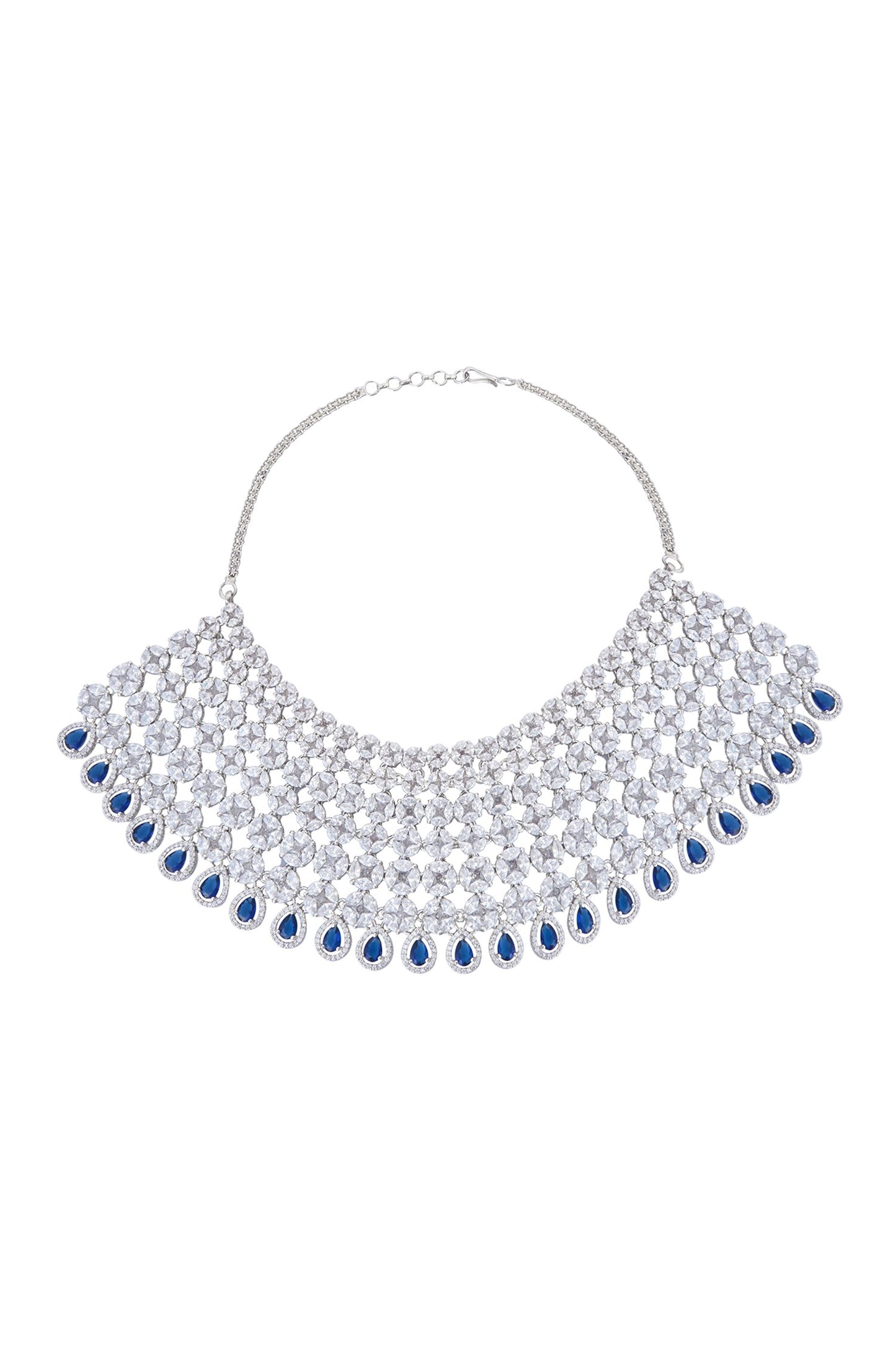 Zirconia Embellished Necklace Set 