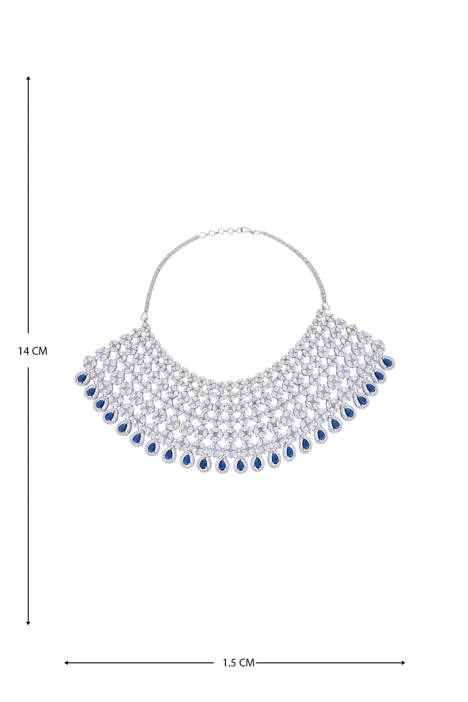 Zirconia Embellished Necklace Set 