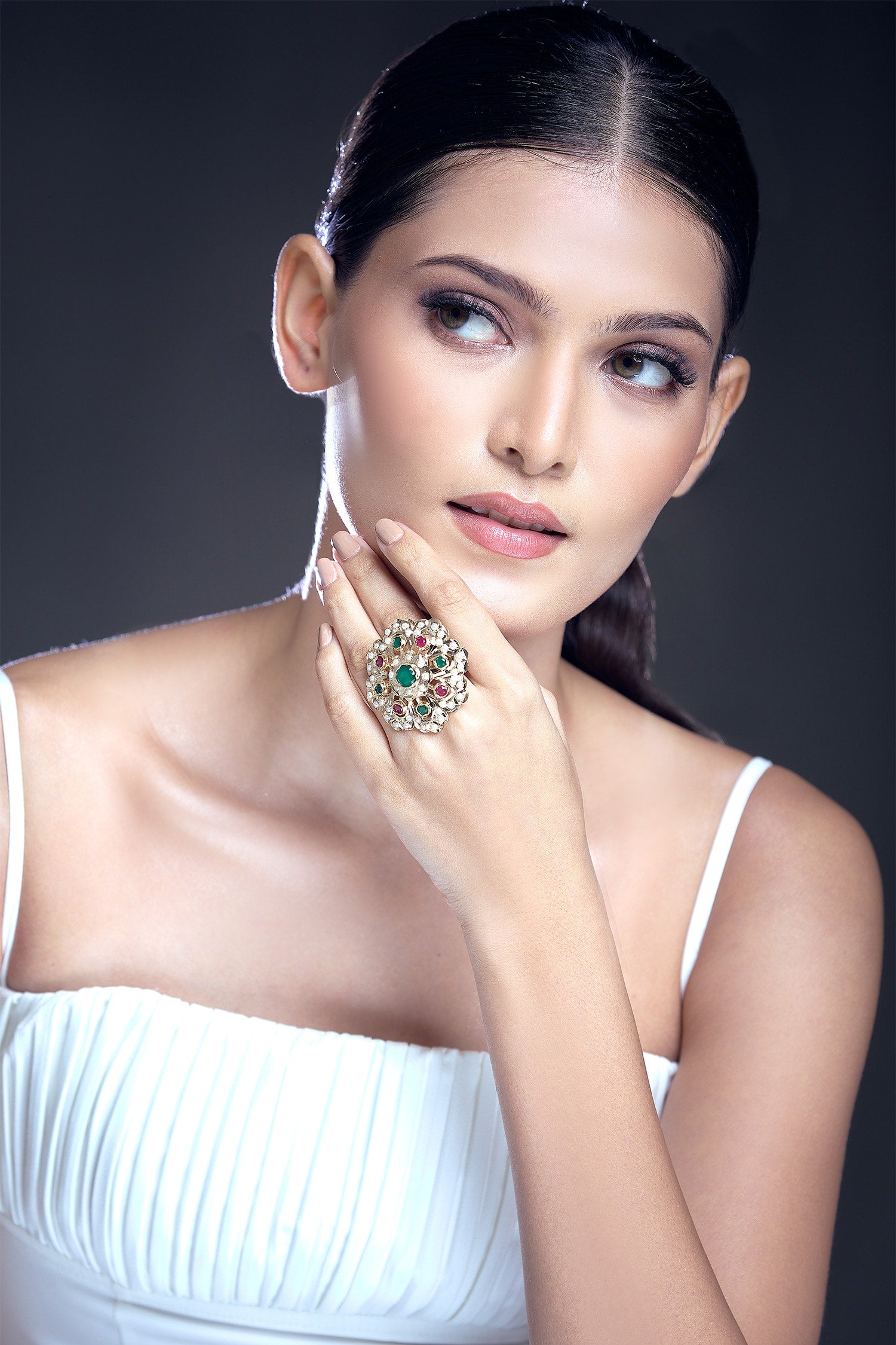 Pearl Embellished Ring 