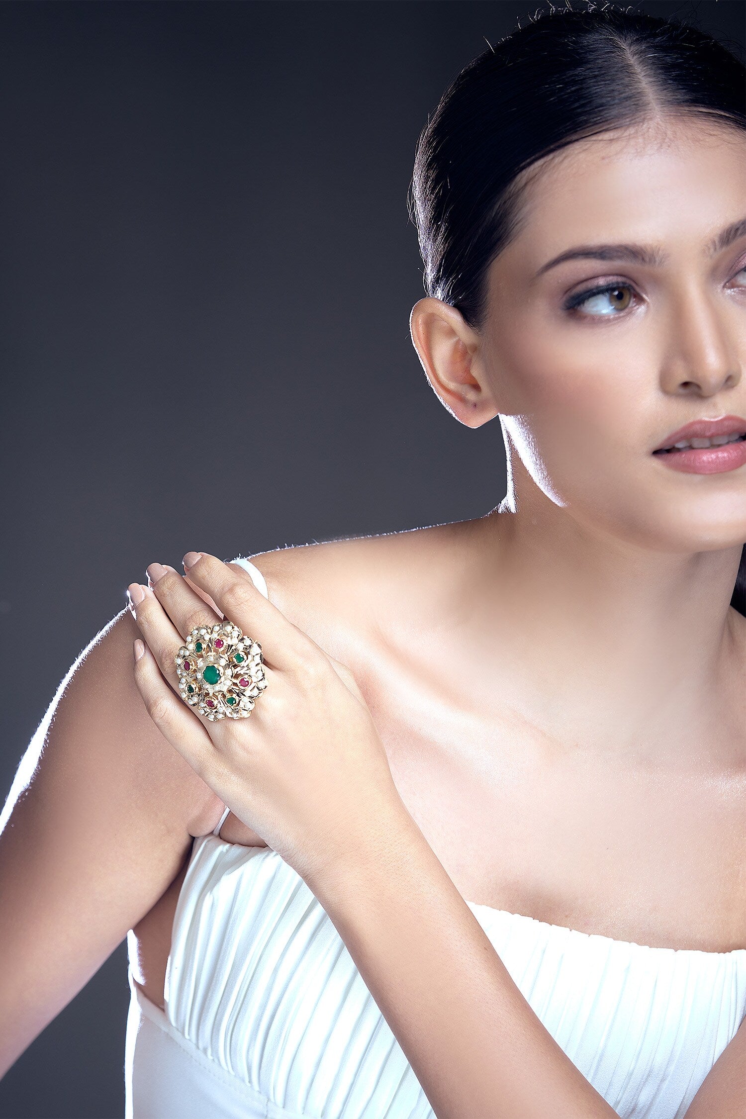 Pearl Embellished Ring 