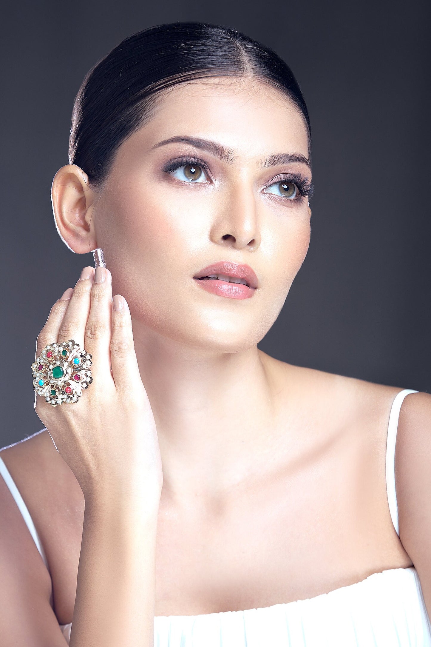 Stone Studded Ring 