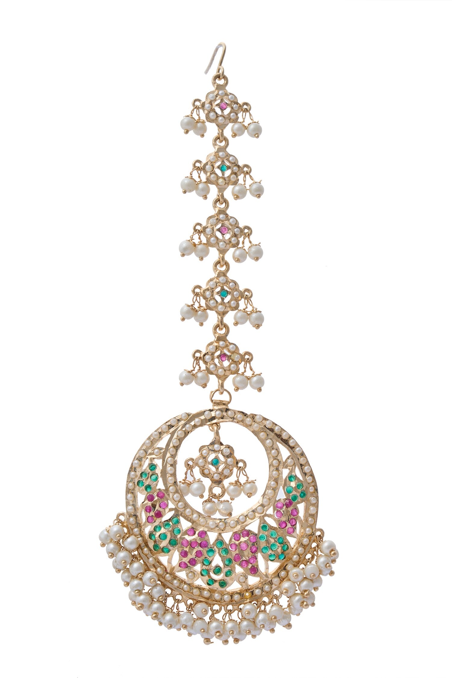 Half Crescent Carved Maangtikka 