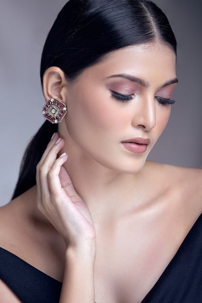 Zirconia Embellished Studs 
